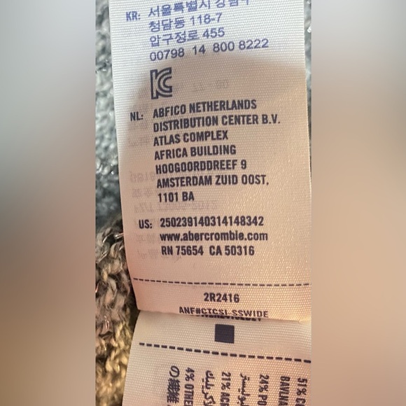 Abercrombie Kids Heather Gray Sweater, Size L - Picture 7 of 7